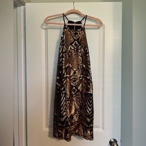 Golf & Black sequins dress.